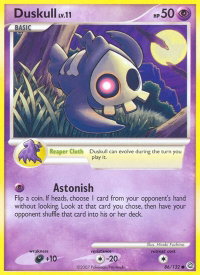 Duskull - Secret Wonders (SW) #86/132 - Common Pokémon Trading Card