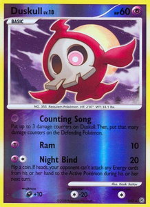 Duskull (Shiny) - Stormfront (SF) #SH2 - Holo Rare Pokémon Trading Card