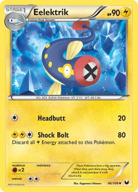 Eelektrik - Dark Explorers (DEX) #46/108 - Uncommon Pokémon Trading Card