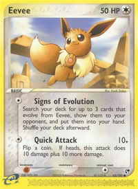 Eevee - Sandstorm (SS) #63/100 - Common Pokémon Trading Card