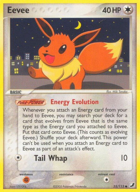 Eevee - Unseen Forces Pokémon trading card
