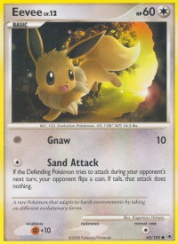 Eevee (63) - Majestic Dawn (MD) #63/100 - Common Pokémon Trading Card