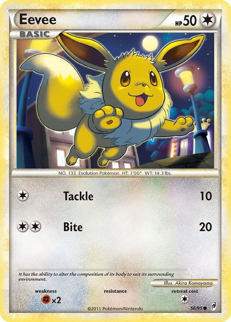 Eevee - Call of Legends Pokémon trading card
