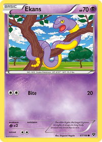 Ekans - XY Base Set (XY) #47/146 - Common Pokémon Trading Card