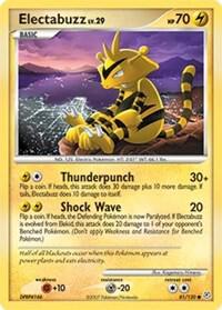 Electabuzz - Diamond and Pearl Pokémon trading card