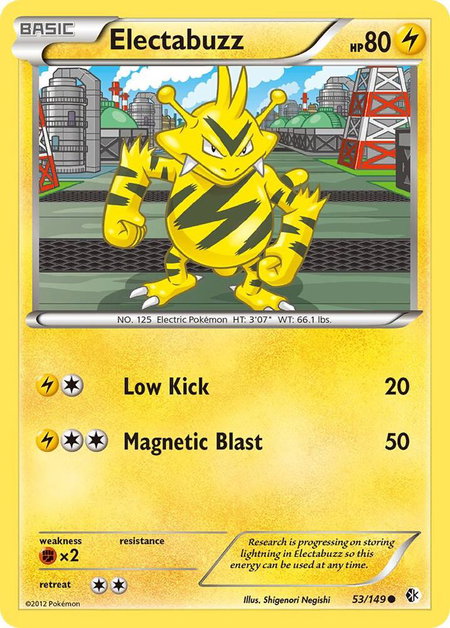 Electabuzz - Boundaries Crossed Pokémon trading card
