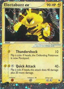 Electabuzz ex - Ruby and Sapphire (RS) #97/109 - Ultra Rare Pokémon Trading Card