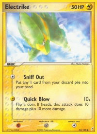 Electrike - Crystal Guardians (CG) #52/100 - Common Pokémon Trading Card