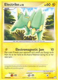Electrike - Mysterious Treasures (MT) #81/123 - Common Pokémon Trading Card