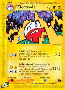 Electrode - Skyridge (SK) #036/144 - Uncommon Pokémon Trading Card