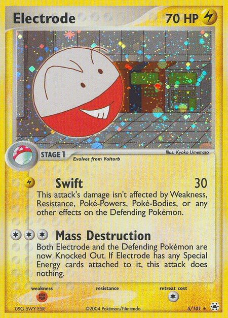 Electrode - Hidden Legends Pokémon trading card