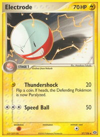 Electrode - Emerald (EM) #27/106 - Uncommon Pokémon Trading Card