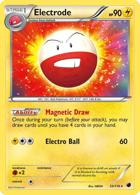 Electrode - Plasma Freeze Pokémon trading card