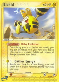Elekid - Sandstorm (SS) #36/100 - Uncommon Pokémon Trading Card