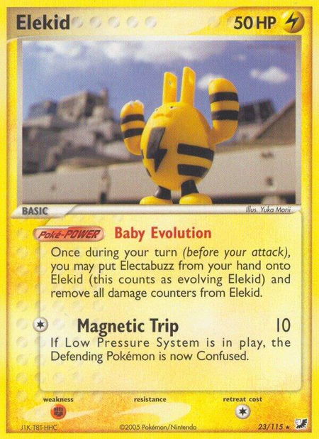 Elekid - Unseen Forces Pokémon trading card