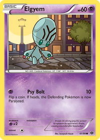 Elgyem - Next Destinies (NXD) #61/99 - Common Pokémon Trading Card
