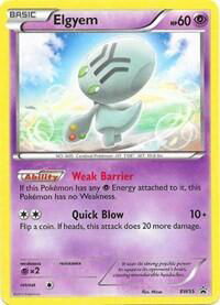 Elgyem - BW55 - Black and White Promos (PR) #BW55 - Promo Pokémon Trading Card