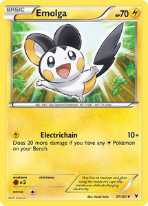 Emolga - Noble Victories (NVI) #37/101 - Uncommon Pokémon Trading Card