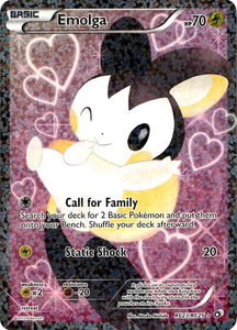 Emolga (Full Art) - Legendary Treasures: Radiant Collection (LTR) #RC23/RC25 - Ultra Rare Pokémon Trading Card