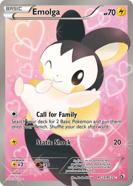 Emolga (Full Art) - Legendary Treasures: Radiant Collection Pokémon trading card