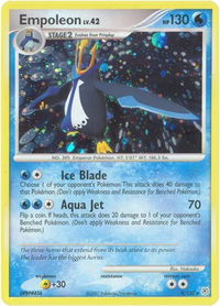 Empoleon - Diamond and Pearl (DP) #4/130 - Holo Rare Pokémon Trading Card
