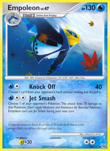 Empoleon - Platinum Pokémon trading card
