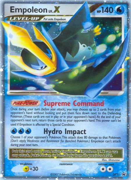 Empoleon LV.X - DP11 - Diamond and Pearl Promos Pokémon trading card
