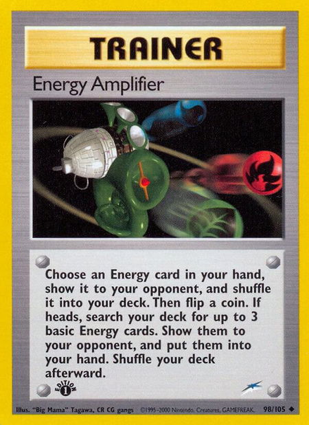 Energy Amplifier - Neo Destiny Pokémon trading card