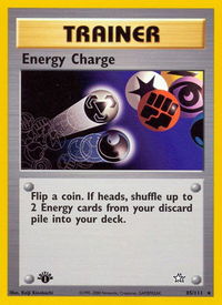 Energy Charge - Neo Genesis (N1) #085/111 - Rare Pokémon Trading Card
