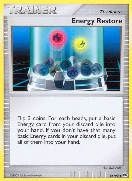 Energy Restore - Arceus Pokémon trading card