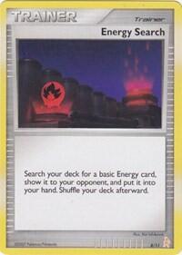 Energy Search (Lucario) - DP Trainer Kit: Manaphy & Lucario (PR) #8/11 - Common Pokémon Trading Card