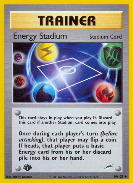 Energy Stadium - Neo Destiny Pokémon trading card