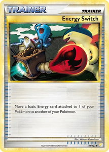 Energy Switch - HeartGold SoulSilver (HS) #91/123 - Uncommon Pokémon Trading Card