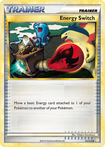 Energy Switch trading card from HeartGold SoulSilver Energy Switch - HeartGold SoulSilver Pokémon trading card