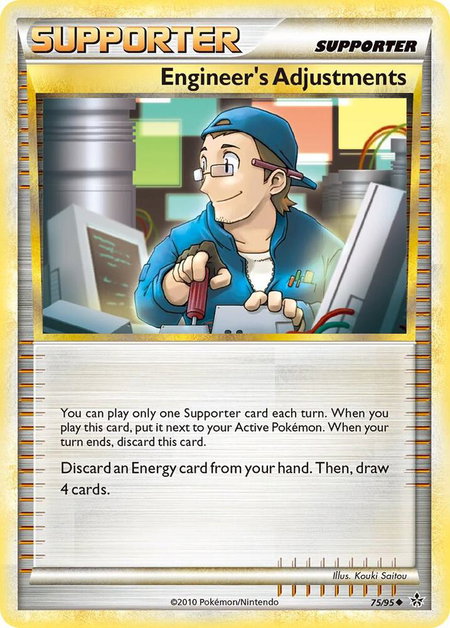 Engineer's Adjustments - Unleashed Pokémon trading card