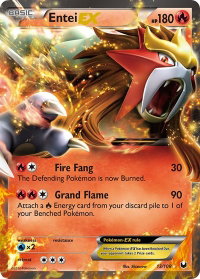 Entei EX - Dark Explorers (DEX) #13/108 - Ultra Rare Pokémon Trading Card