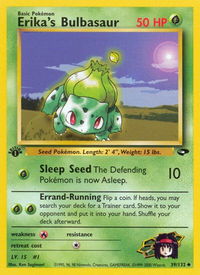 Erika's Bulbasaur - Gym Challenge (G2) #039/132 - Uncommon Pokémon Trading Card