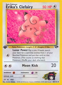 Erika's Clefairy - Gym Challenge (G2) #040/132 - Uncommon Pokémon Trading Card