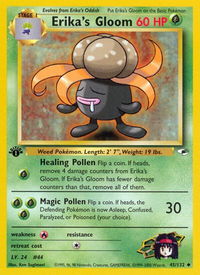 Erika's Gloom (45) - Gym Heroes (G1) #045/132 - Uncommon Pokémon Trading Card