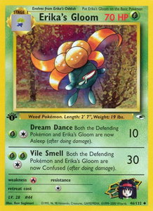 Erika's Gloom (46) - Gym Heroes (G1) #046/132 - Uncommon Pokémon Trading Card