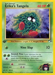 Erika's Tangela - Gym Heroes (G1) #079/132 - Common Pokémon Trading Card