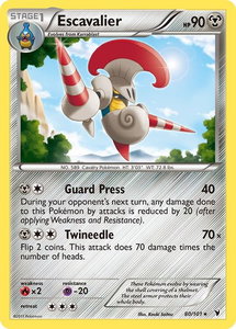 Escavalier - Noble Victories (NVI) #80/101 - Rare Pokémon Trading Card