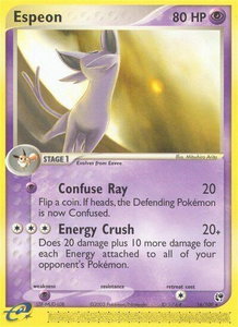 Espeon - Sandstorm (SS) #16/100 - Rare Pokémon Trading Card