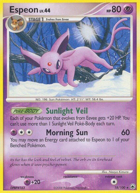 Espeon - Majestic Dawn Pokémon trading card