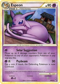 Espeon - Call of Legends (CL) #4/95 - Holo Rare Pokémon Trading Card