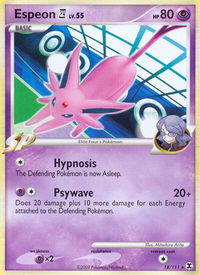 Espeon E4 - Rising Rivals (RR) #18/111 - Rare Pokémon Trading Card