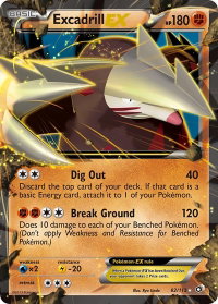 Excadrill EX - Legendary Treasures (LTR) #82/113 - Ultra Rare Pokémon Trading Card