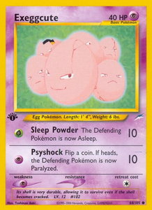 Exeggcute - Neo Destiny (N4) #064/105 - Common Pokémon Trading Card