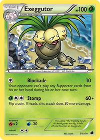Exeggutor - Plasma Freeze (PLF) #5/116 - Rare Pokémon Trading Card