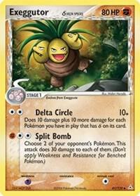 Exeggutor (Delta Species) trading card from Holon Phantoms Exeggutor (Delta Species) - Holon Phantoms Pokémon trading card